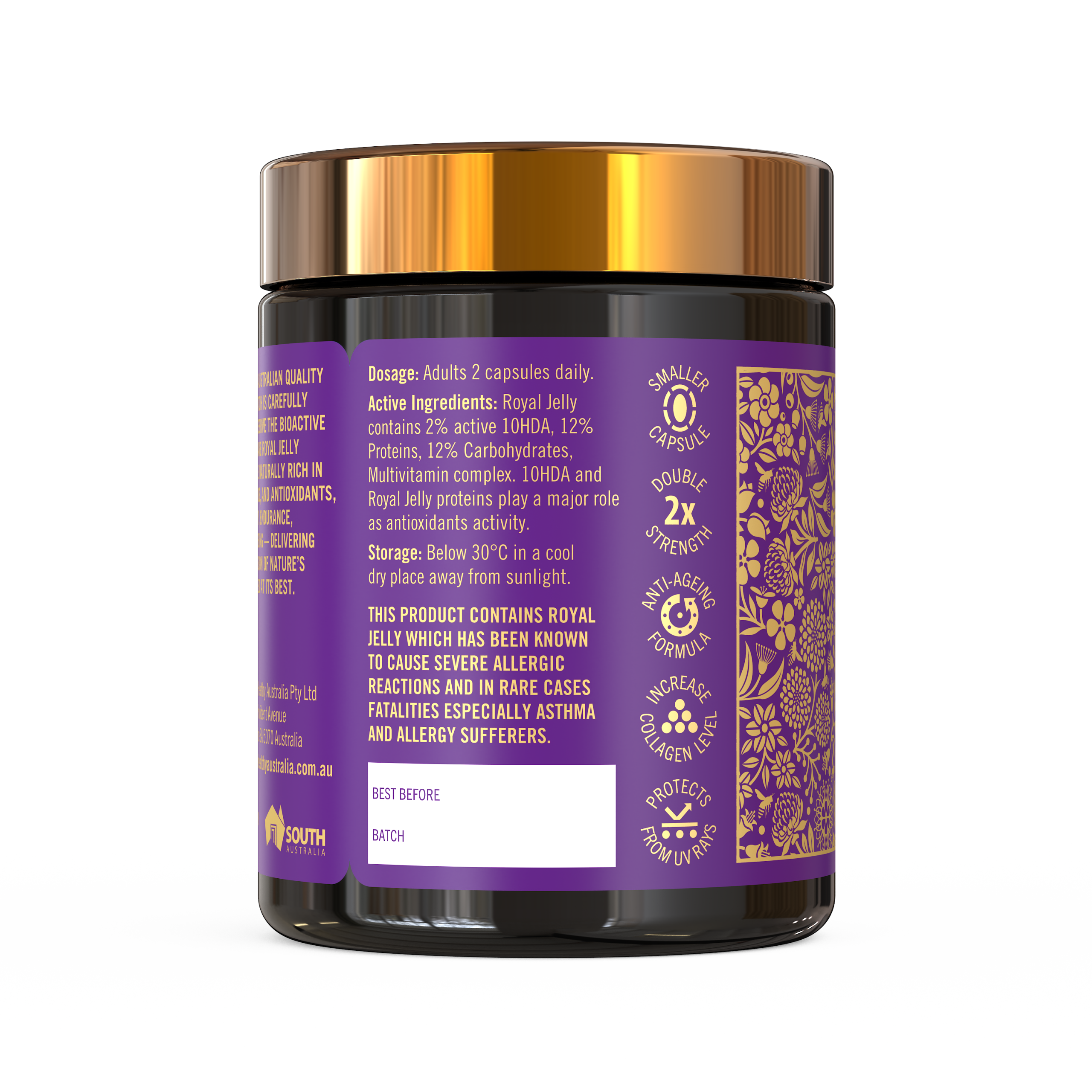 Royal Jelly Capsules 180 - Image 3